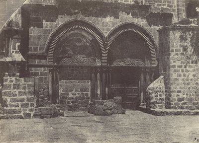 Palästina. Jerusalem. Untere Arkaden der Grabeskirche von Maxime Du Camp